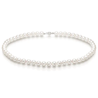 Ожерелье из белого морского жемчуга (Южный Китай). Жемчужины 7,5-8 мм