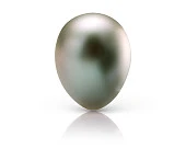 Жемчужина "капля" серебристая пресноводная 10-10,5 мм. Качество наивысшее