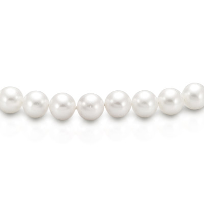 Ожерелье из белого круглого жемчуга "Эдисон" класса ААА. Жемчужины 9-11 мм
