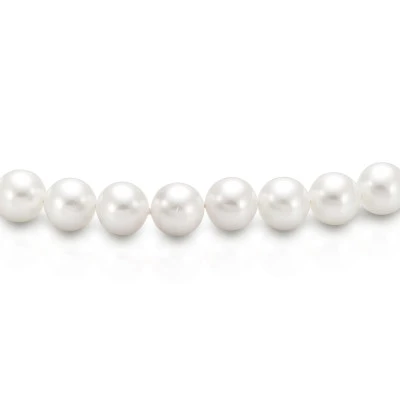 Ожерелье из белого круглого жемчуга "Эдисон" класса ААА. Жемчужины 9-11 мм