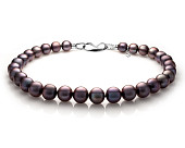 Ожерелье из 30 жемчужин из черного японского жемчуга "Эдисон". Жемчужины 13-16 мм