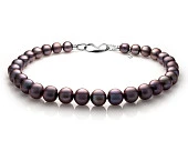 Ожерелье из 30 жемчужин из черного японского жемчуга "Эдисон". Жемчужины 13-16 мм