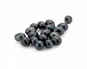 Жемчужина "капля" черная пресноводная 7,5-8 мм. Качество наивысшее