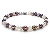 Ожерелье "микс" из круглого японского жемчуга "Эдисон" класса АА+. Жемчужины 12-16 мм