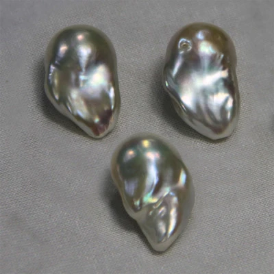 Жемчужина "Барокко" белая пресноводная 16-20 мм. Качество высокое АА+