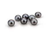 Жемчужина "пуговица" черная пресноводная 4,5-5 мм. Класс высокий Жемчужина "пуговица" черная пресноводная 4,5-5 мм. Класс высокий