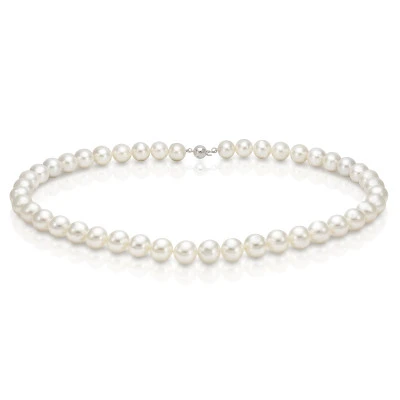 Ожерелье из белого морского жемчуга (Южный Китай). Жемчужины 8,5-9,5 мм