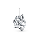 Кулон "Кошечка" из серебра 925 пробы 