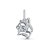 Кулон "Кошечка" из серебра 925 пробы 