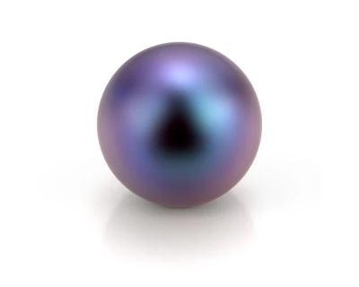 Жемчужина черная идеально круглая 8-8,5 мм. Качество наивысшее ААА