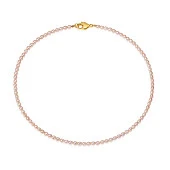 Ожерелье из розовых каплевидных речных мини-жемчужин класса ААА. Жемчужины 5 мм