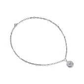 Цепочка-колье из ювелирного сплава с подвеской "Версаче"