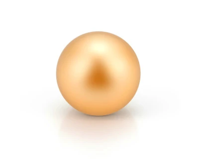 Жемчужина круглая золотистая пресноводная 8,5-9 мм. Качество наивысшее ААА