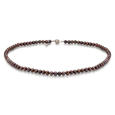 Ожерелье из черного морского жемчуга (Южный Китай). Жемчужины 5-5,5 мм