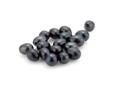 Жемчужина "капля" черная пресноводная 7,5-8 мм. Качество наивысшее