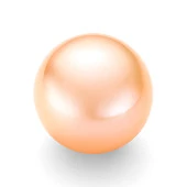 Жемчужина "Эдисон" круглая розовая пресноводная 13,5-14 мм. Качество наивысшее ААА