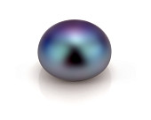 Жемчужина "пуговица" черная пресноводная 8,5-9 мм. Класс высокий Жемчужина "пуговица" черная пресноводная 8,5-9 мм. Класс высокий