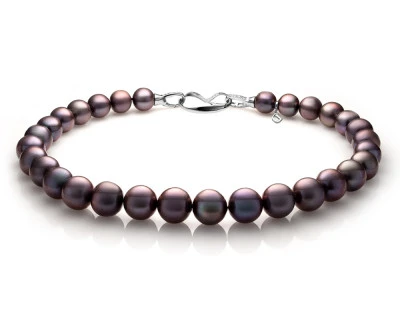 Ожерелье из 30 жемчужин из черного японского жемчуга "Эдисон". Жемчужины 13-16 мм