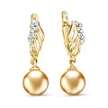 Серьги из золота с жемчугом Серьги из золота с жемчугом