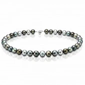 Ожерелье "микс" из круглого морского Таитянского жемчуга 11-13,1 мм. Качество наивысшее ААА