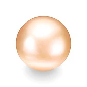 Жемчужина "Эдисон" круглая розовая пресноводная 12,5-13 мм. Качество высокое АА+