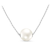 Цепочка из золота с белой морской Австралийской жемчужиной. Длина 42 см