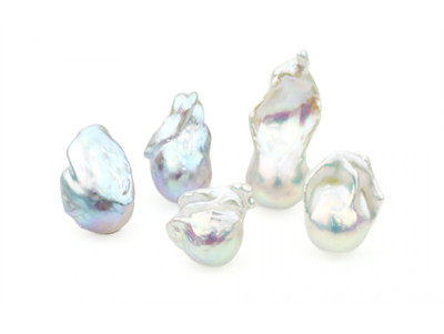 Жемчужина "Барокко" белая пресноводная 14-19 мм. Качество наивысшее ААА