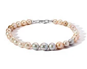 Ожерелье "микс" из японского барочного жемчуга "Эдисон" класса АА+. Жемчужины 11-16 мм