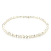 Ожерелье из белого морского жемчуга (Южный Китай). Жемчужины 4-8,5 мм