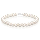 Ожерелье из 30 жемчужин из белого пресноводного жемчуга. Жемчужины 12-15 мм