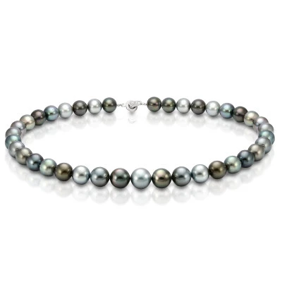 Ожерелье "микс" из круглого морского Таитянского жемчуга 11-13,1 мм. Качество наивысшее ААА