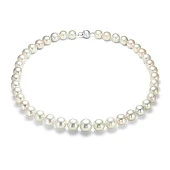 Ожерелье "микс" из барочного морского жемчуга Акойя (Япония). Жемчужины 9-9,5 мм. Класс АА+