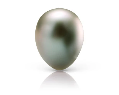 Жемчужина "капля" серебристая пресноводная 8,5-9 мм. Качество наивысшее