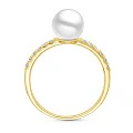 Золотые кольца с жемчугом