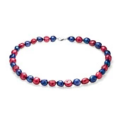 Ожерелье "микс" из барочного речного жемчуга класса АА+. Жемчужины 11-12 мм